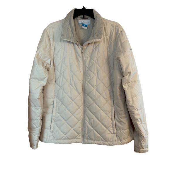 Columbia Women's Quilted Puffer Jacket XXL Lightweight Zip Front - Picture 3 of 8